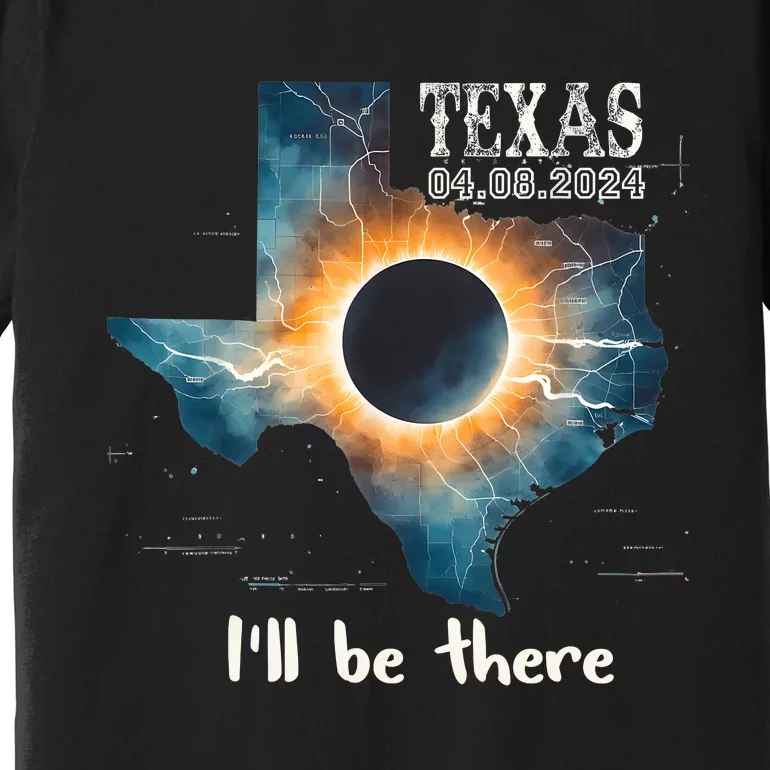 Total Solar Eclipse 2024 Texas Premium T-Shirt