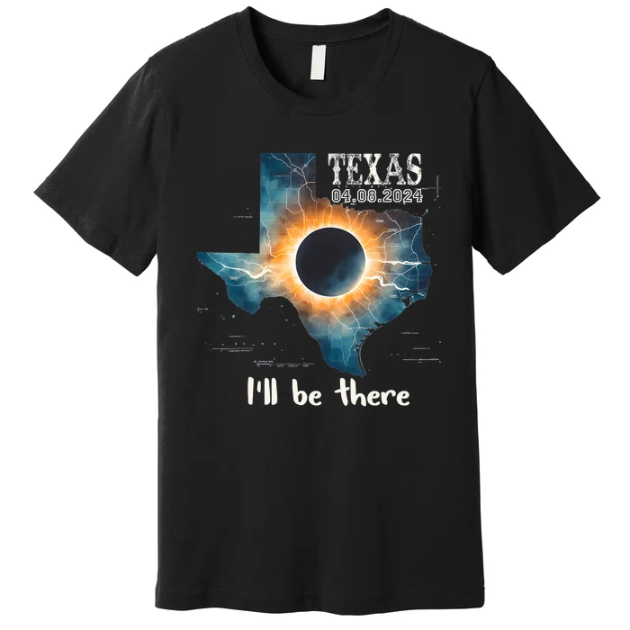 Total Solar Eclipse 2024 Texas Premium T-Shirt