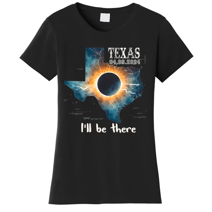 Total Solar Eclipse 2024 Texas Women's T-Shirt