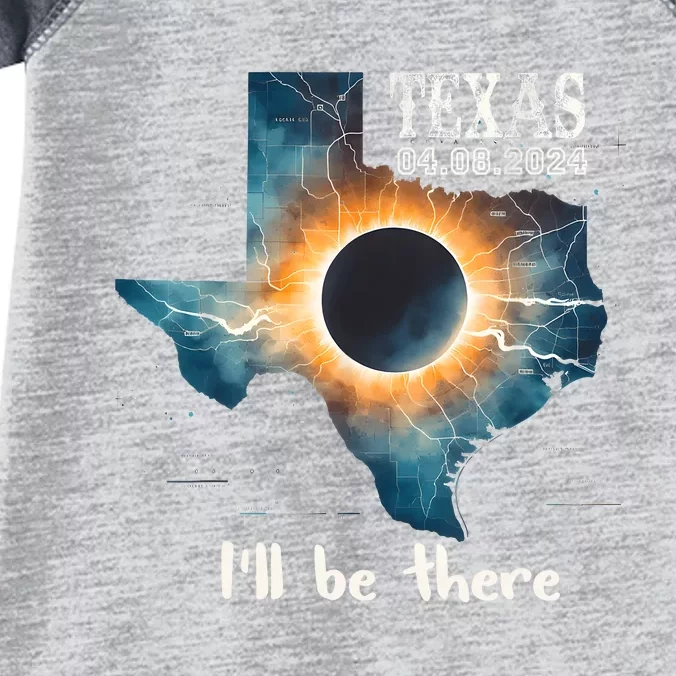 Total Solar Eclipse 2024 Texas Infant Baby Jersey Bodysuit