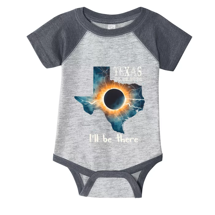 Total Solar Eclipse 2024 Texas Infant Baby Jersey Bodysuit