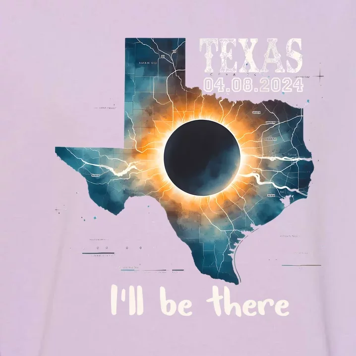 Total Solar Eclipse 2024 Texas Garment-Dyed Sweatshirt