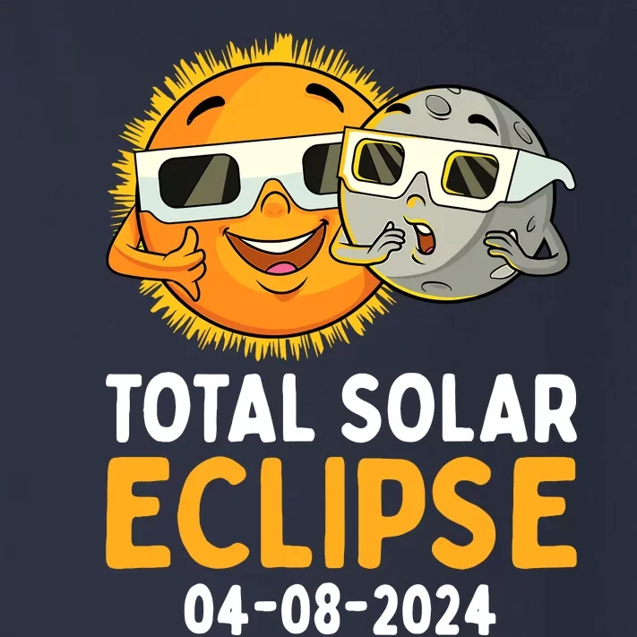 Total Solar Eclipse 2024 Glasses Funny Sun Moon Boy Toddler Long Sleeve Shirt