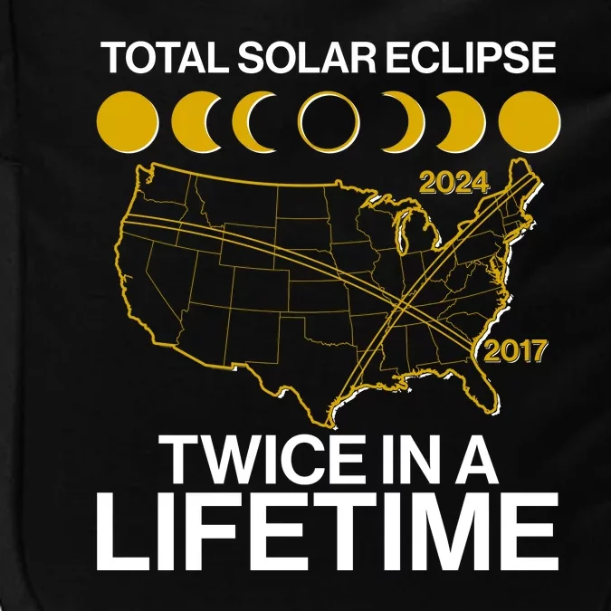 Total Solar Eclipse Twice In A Lifetime 2017 2024 Impact Tech Backpack