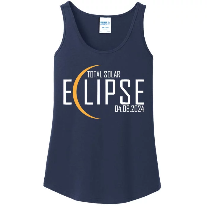 Total Solar Eclipse 2024 Ladies Essential Tank