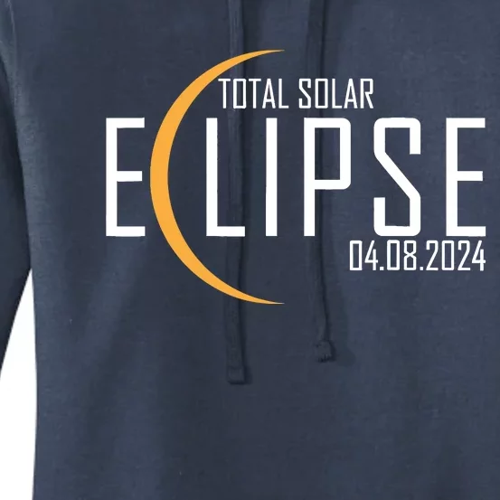 Total Solar Eclipse 2024 Women's Pullover Hoodie