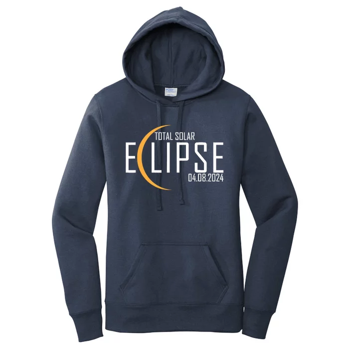 Total Solar Eclipse 2024 Women's Pullover Hoodie