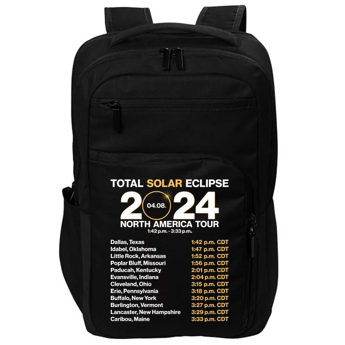 Total Solar Eclipse April 8 2024 North America Dates Impact Tech Backpack