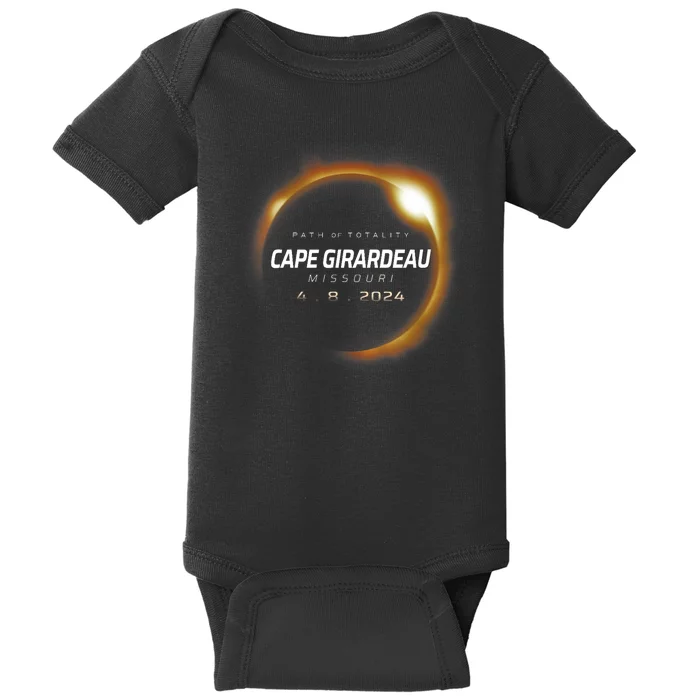 Total Solar Eclipse 2024 Cape Girardeau Missouri April 2024 Baby Bodysuit