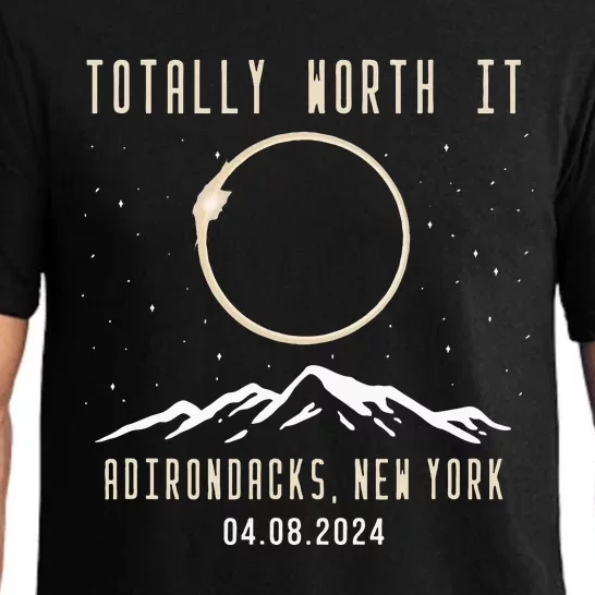 Total Solar Eclipse Adirondacks New York 2024 Pajama Set