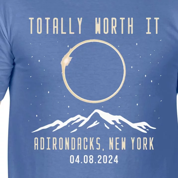 Total Solar Eclipse Adirondacks New York 2024 Comfort Colors T-Shirt