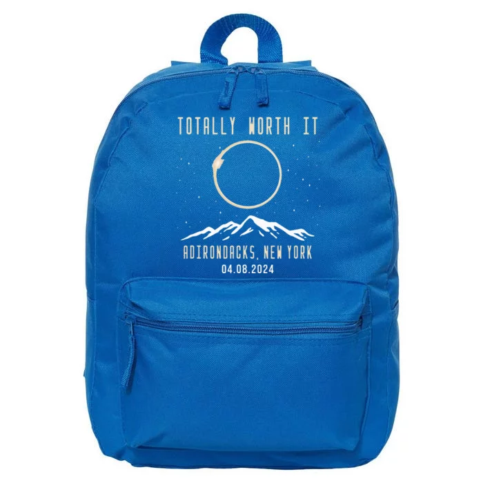 Total Solar Eclipse Adirondacks New York 2024 16 in Basic Backpack