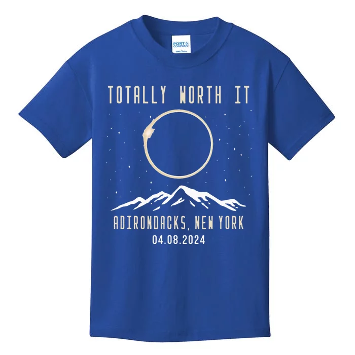 Total Solar Eclipse Adirondacks New York 2024 Kids T-Shirt