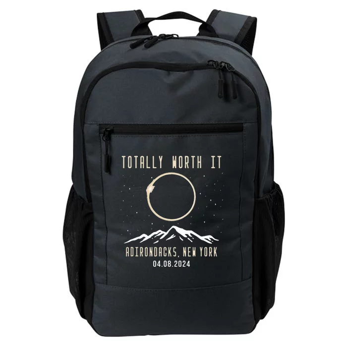 Total Solar Eclipse Adirondacks New York 2024 Daily Commute Backpack