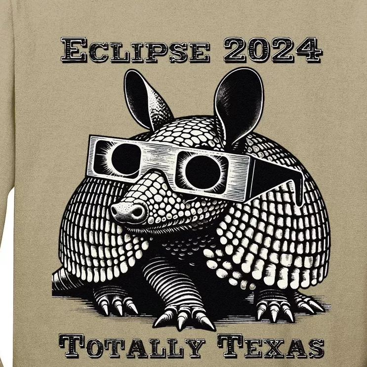 Total Solar Eclipse 2024 Totally Texas Tall Long Sleeve T-Shirt