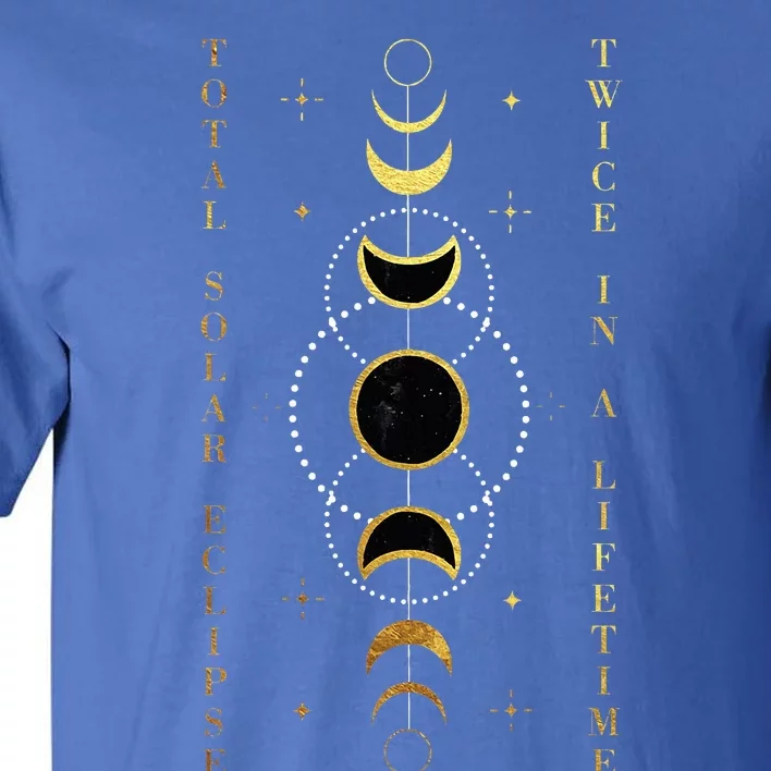 Total Solar Eclipse Twice In Lifetime April 08 2024 Tall T-Shirt