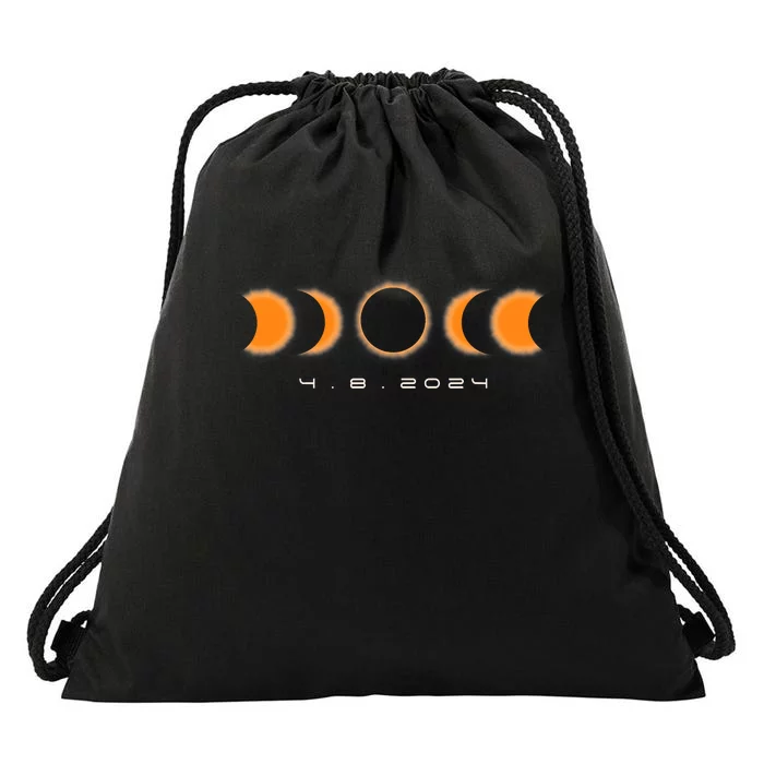 Total Solar Eclipse 2024 Solar Eclipse Lovers Drawstring Bag