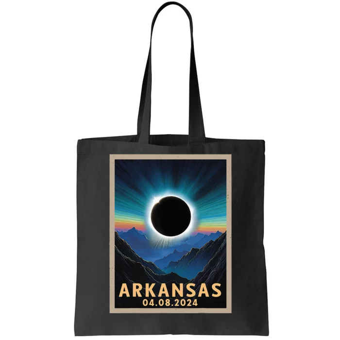 Total Solar Eclipse 2024 Arkansas Tote Bag