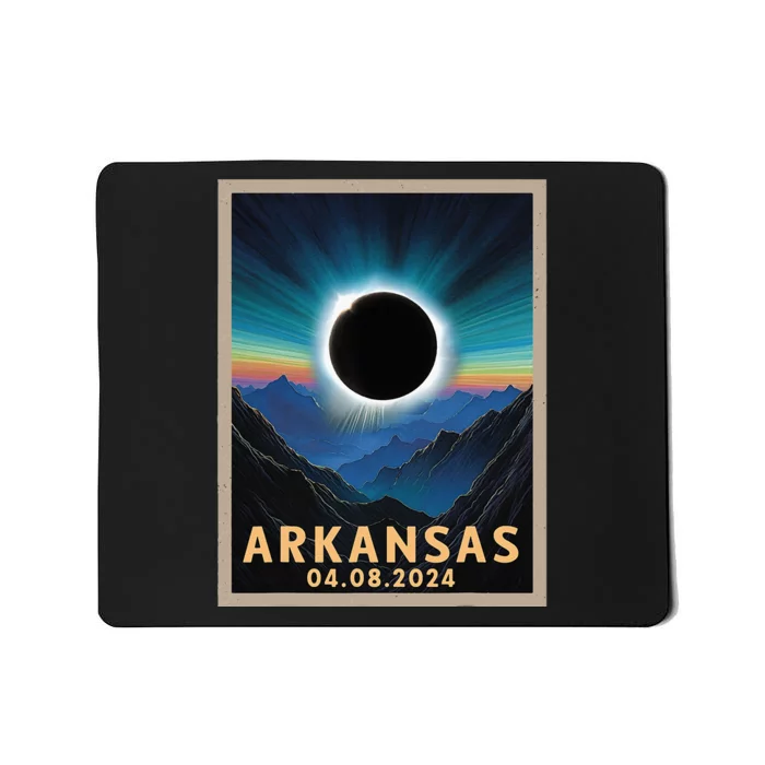 Total Solar Eclipse 2024 Arkansas Mousepad