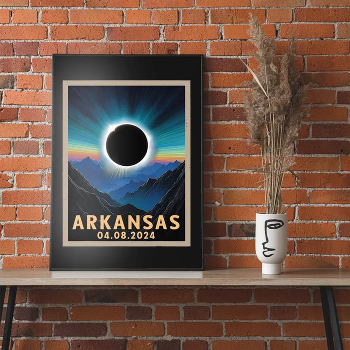 Total Solar Eclipse 2024 Arkansas Poster