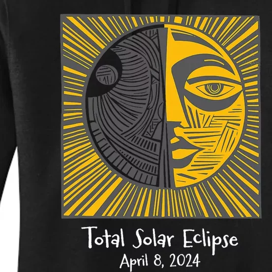 Total Solar Eclipse April 8 2024 Women's Pullover Hoodie