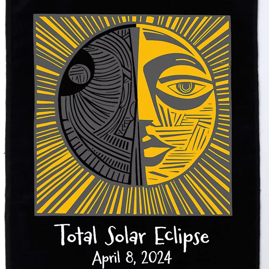 Total Solar Eclipse April 8 2024 Platinum Collection Golf Towel