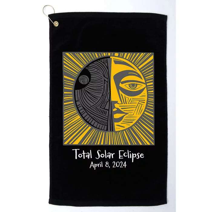 Total Solar Eclipse April 8 2024 Platinum Collection Golf Towel