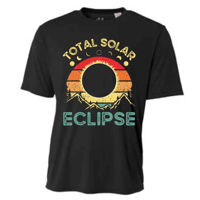 Total Solar Eclipse 4.08.24 Cooling Performance Crew T-Shirt