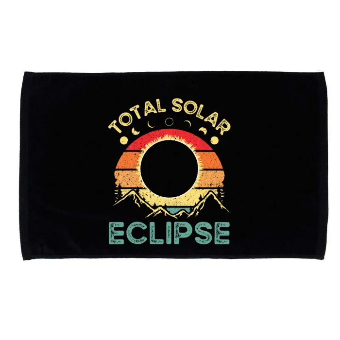 Total Solar Eclipse 4.08.24 Microfiber Hand Towel