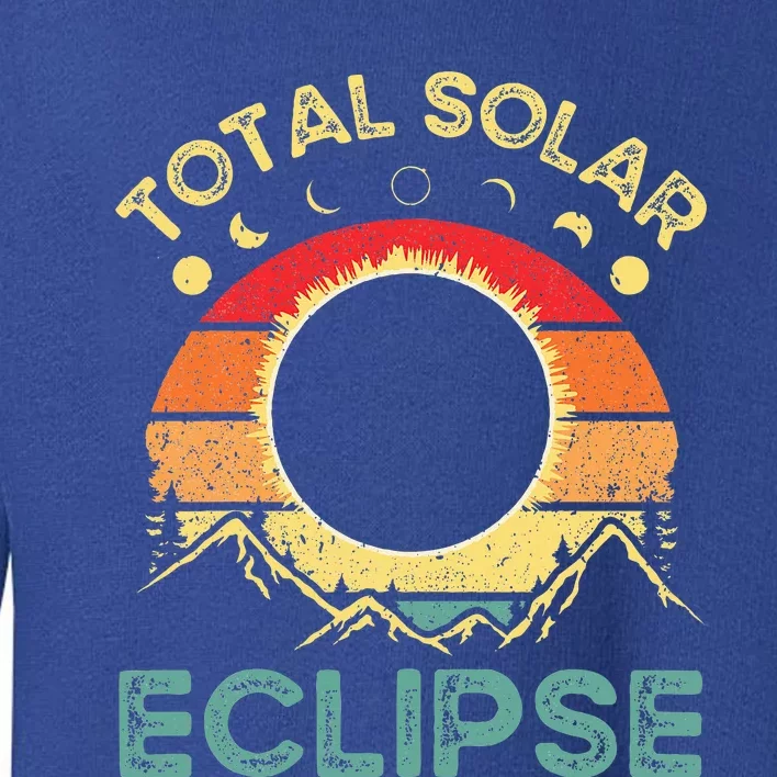 Total Solar Eclipse 4.08.24 Toddler Sweatshirt