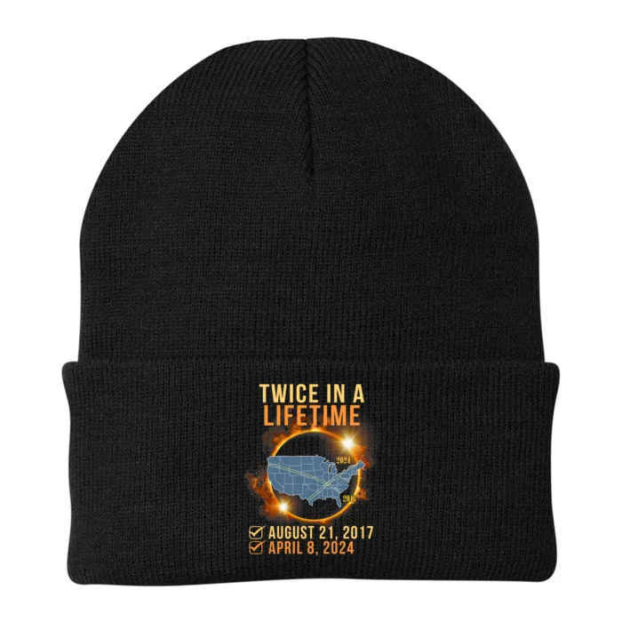 Total Solar Eclipse Clothing Twice In Lifetime April 8 2024 Knit Cap Winter Beanie