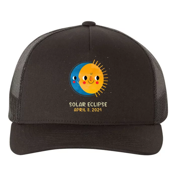 Total Solar Eclipse 2024 Cute Solar Eclipse Yupoong Adult 5-Panel Trucker Hat