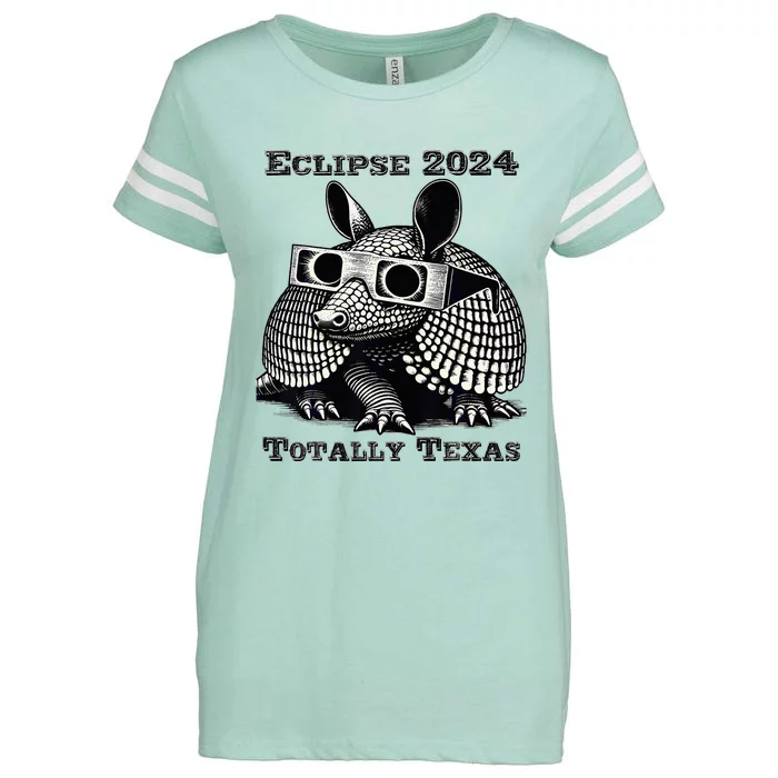 Total Solar Eclipse 2024 Totally Texas Enza Ladies Jersey Football T-Shirt