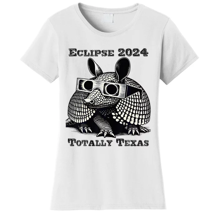 Total Solar Eclipse 2024 Totally Texas Women's T-Shirt