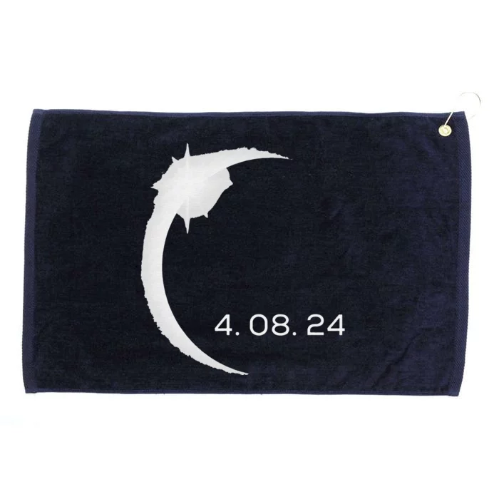 Total Solar Eclipse Spring April 8th 2024 America Totality Grommeted Golf Towel