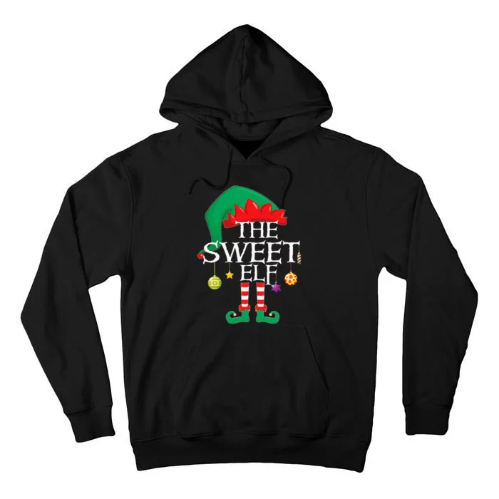 The Sweet Elf Squad Christmas Matching Family Xmas Tall Hoodie