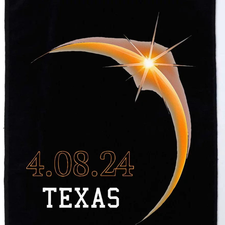 Total Solar Eclipse 2024 TEXAS Totality Spring 4.08.24 Platinum Collection Golf Towel