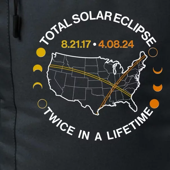 Total Solar Eclipse Twice In A Lifetime Aug 21 2017 April 08 2024 Daily Commute Backpack