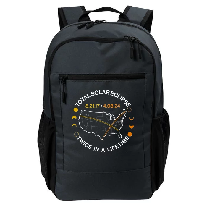 Total Solar Eclipse Twice In A Lifetime Aug 21 2017 April 08 2024 Daily Commute Backpack