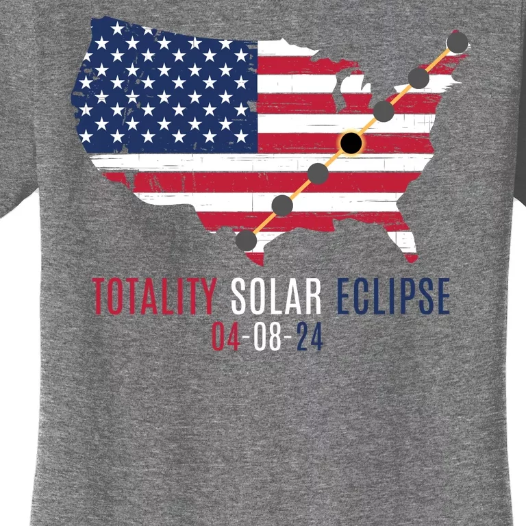 Total Solar Eclipse 2024 April 8 2024 Rare Celestial Eclipse Totality 2024 Women's T-Shirt