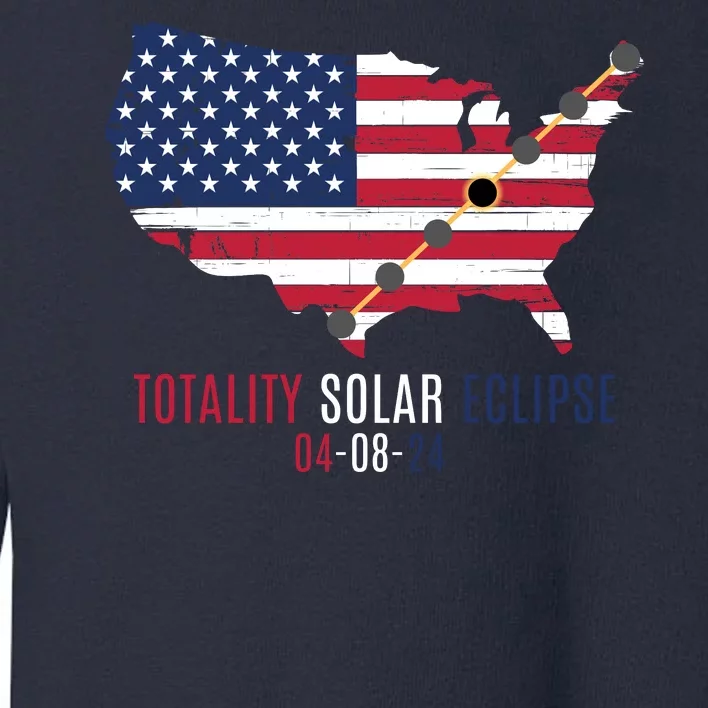 Total Solar Eclipse 2024 April 8 2024 Rare Celestial Eclipse Totality 2024 Toddler Sweatshirt