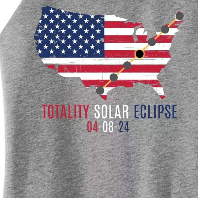 Total Solar Eclipse 2024 April 8 2024 Rare Celestial Eclipse Totality 2024 Women’s Perfect Tri Rocker Tank