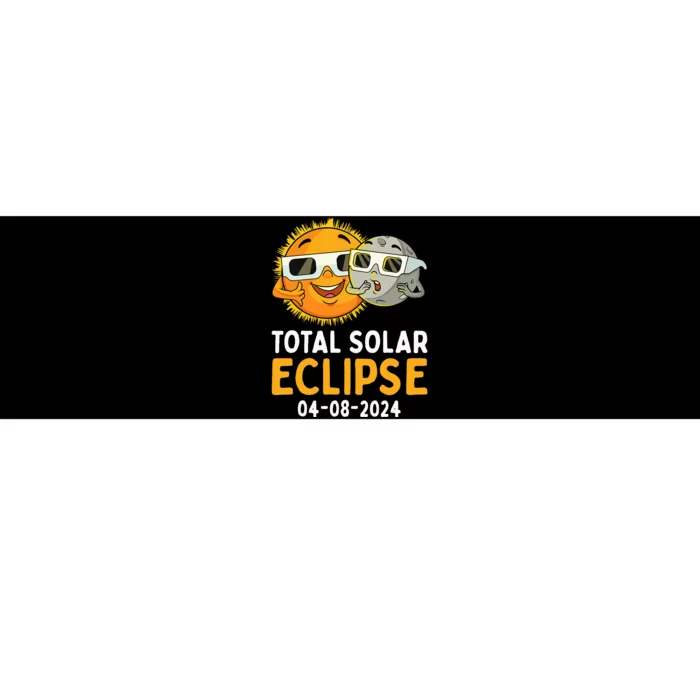 Total Solar Eclipse 2024 Glasses Funny Sun Moon Bumper Sticker