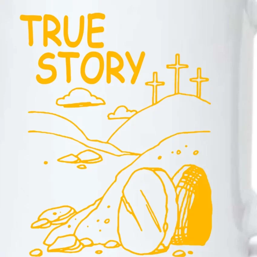 True Story Easter Christian Empty Tomb Jesus Is Risen Church Gift Black Color Changing Mug