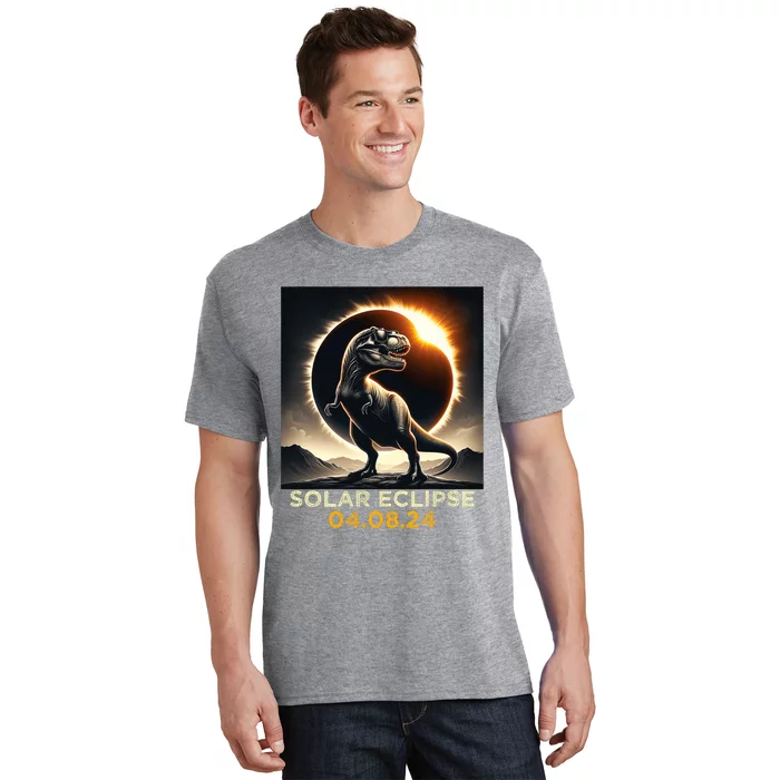 Total Solar Eclipse Trex April 8 2024 America Solar Eclipse T-Shirt