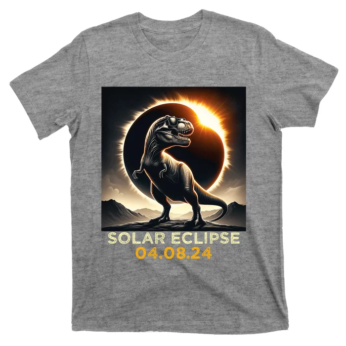 Total Solar Eclipse Trex April 8 2024 America Solar Eclipse T-Shirt