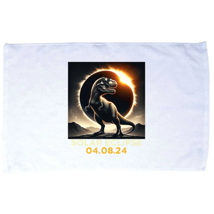 Total Solar Eclipse Trex April 8 2024 America Solar Eclipse Microfiber Hand Towel