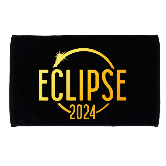 Total Solar Eclipse 4.08.24 Microfiber Hand Towel