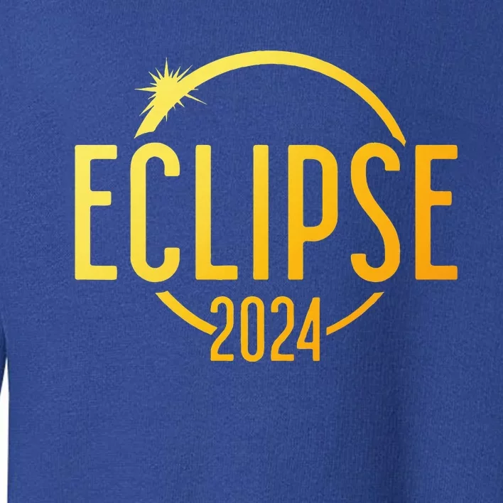 Total Solar Eclipse 4.08.24 Toddler Sweatshirt