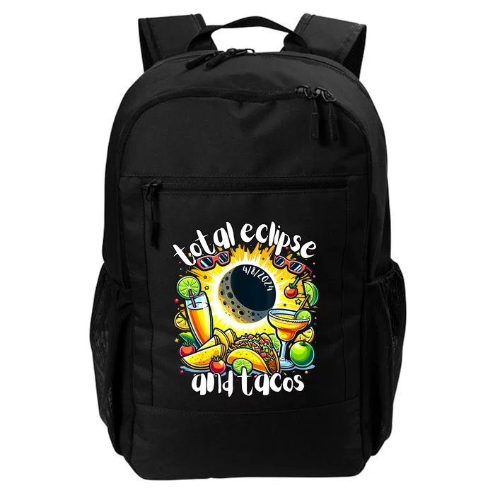 Total Solar Eclipse And Tacos 8th April 2024 Daily Commute Backpack